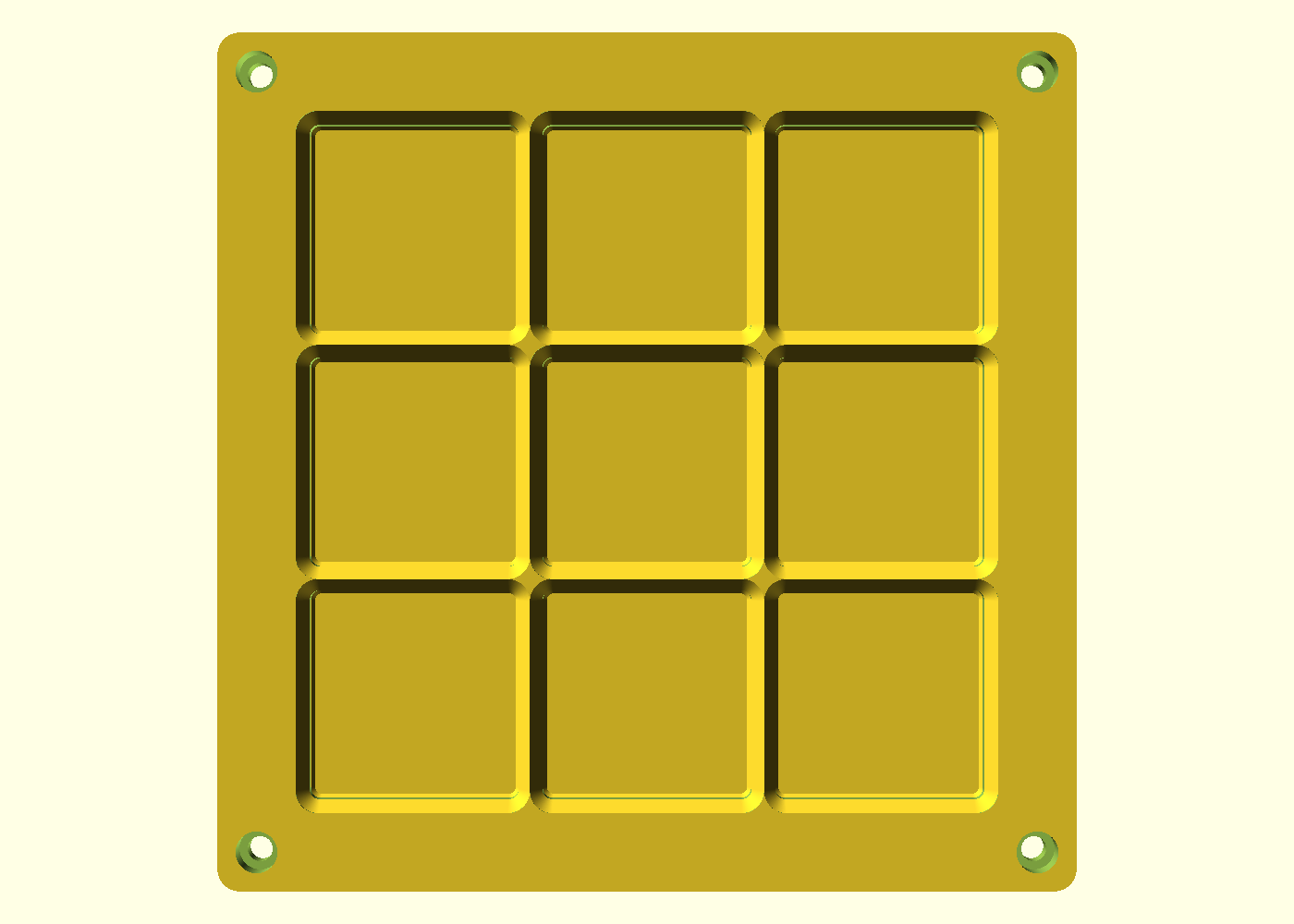Gridfinity starter set — Plate Bedface