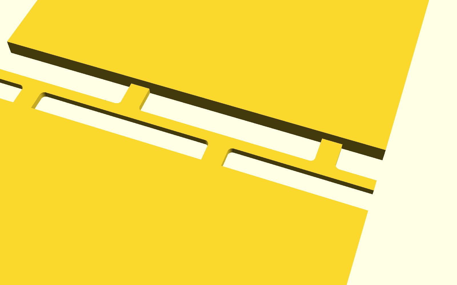 let-folding-panel — Hinge Closeup