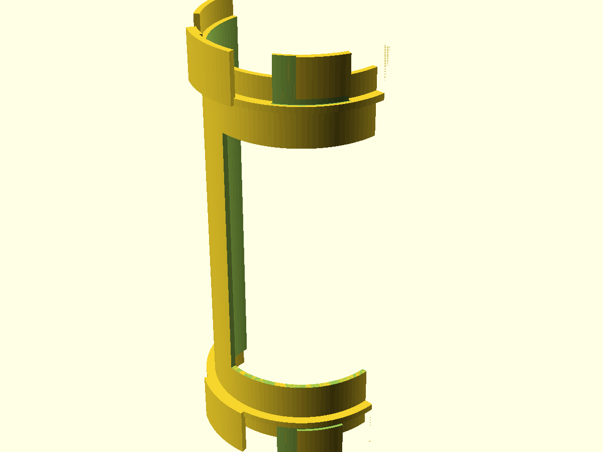 Bore cutaway — the floor runs the full window with no interior ledge