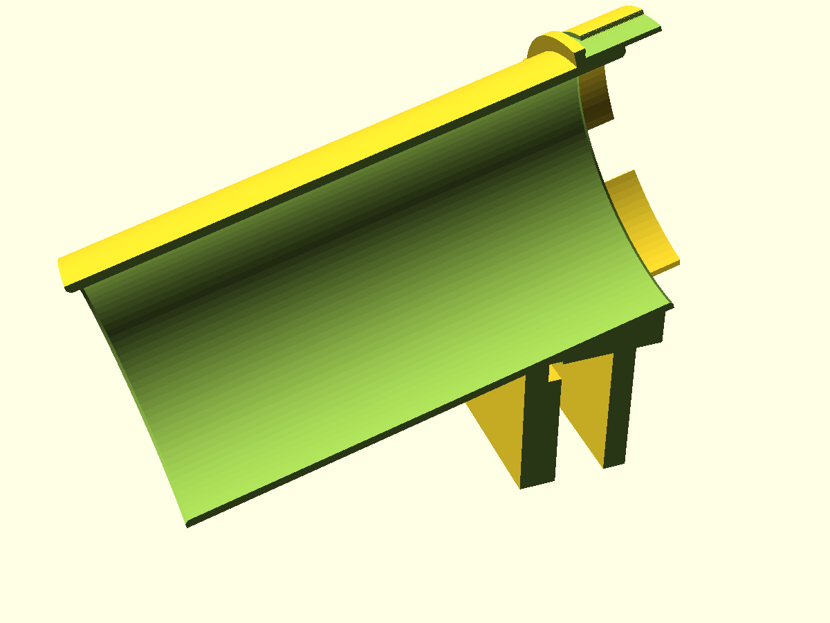 Tight section on the in-tank mouth — the 1 mm 45° lead widens the bore smoothly to the exit face, no step