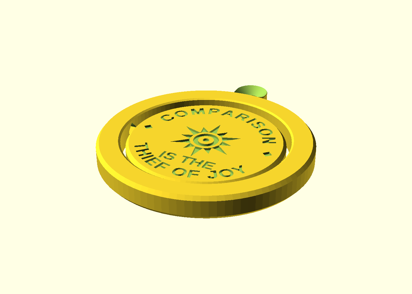 Perspective Coin — Charm